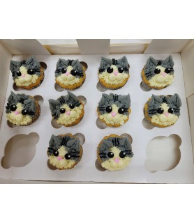 Doggy and Kitty Cup Cake