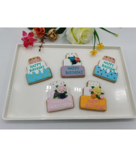 Icing Cookies - Happy Birthday!